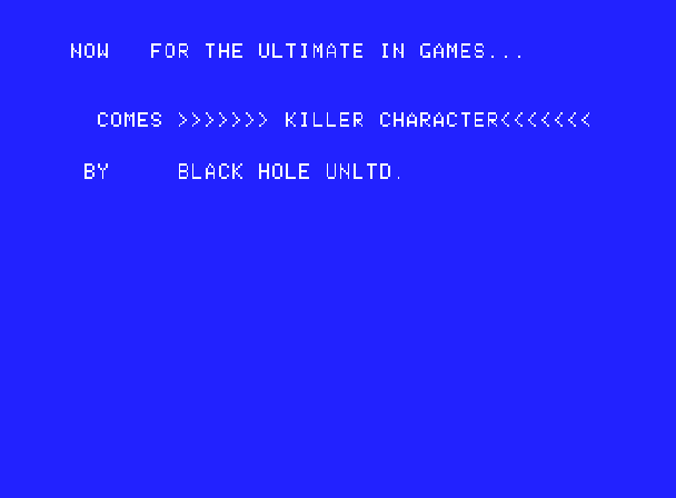 Ultima II Killer Character